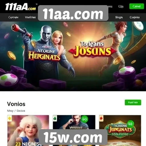 Vantagens competitivas do site de jogos 11aa.com